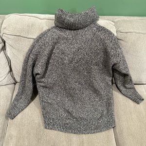 Heather Gray Turtleneck Sweater Old Navy